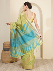 Zari Border Woven Art Silk Saree