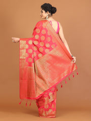 Zari Border Woven Art Silk Saree