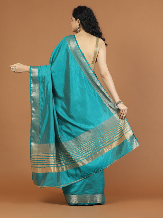 Zari Jaal Woven Handloom Saree