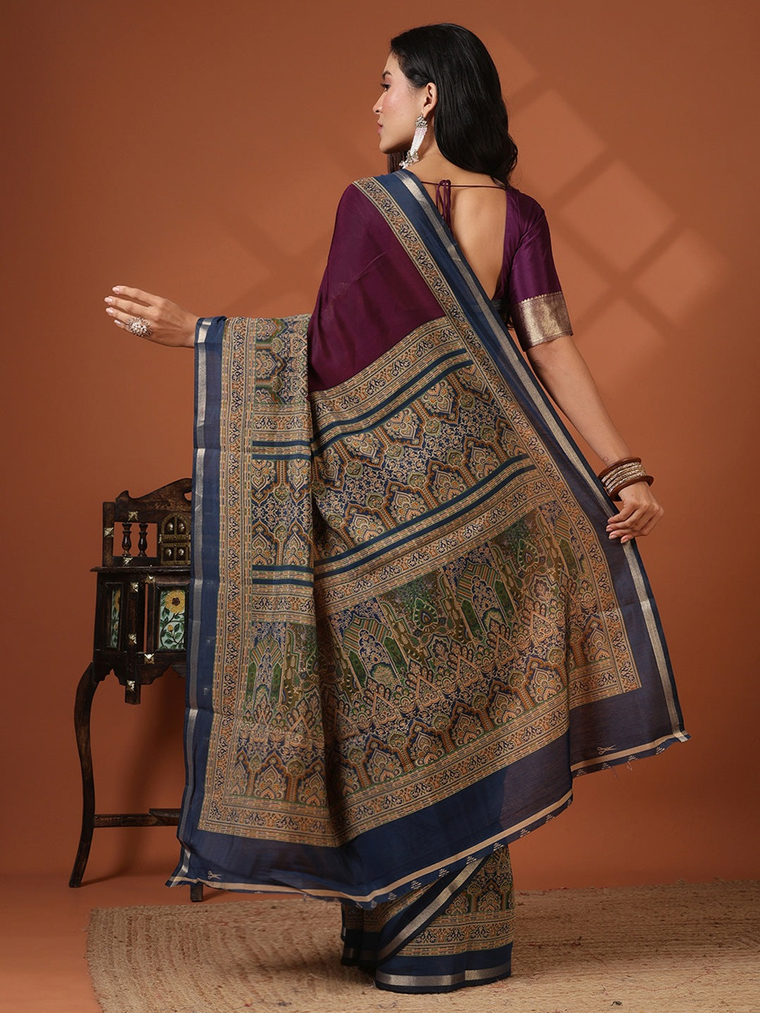 Printed Art Silk Saree