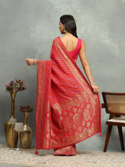 Plain Georgette Saree