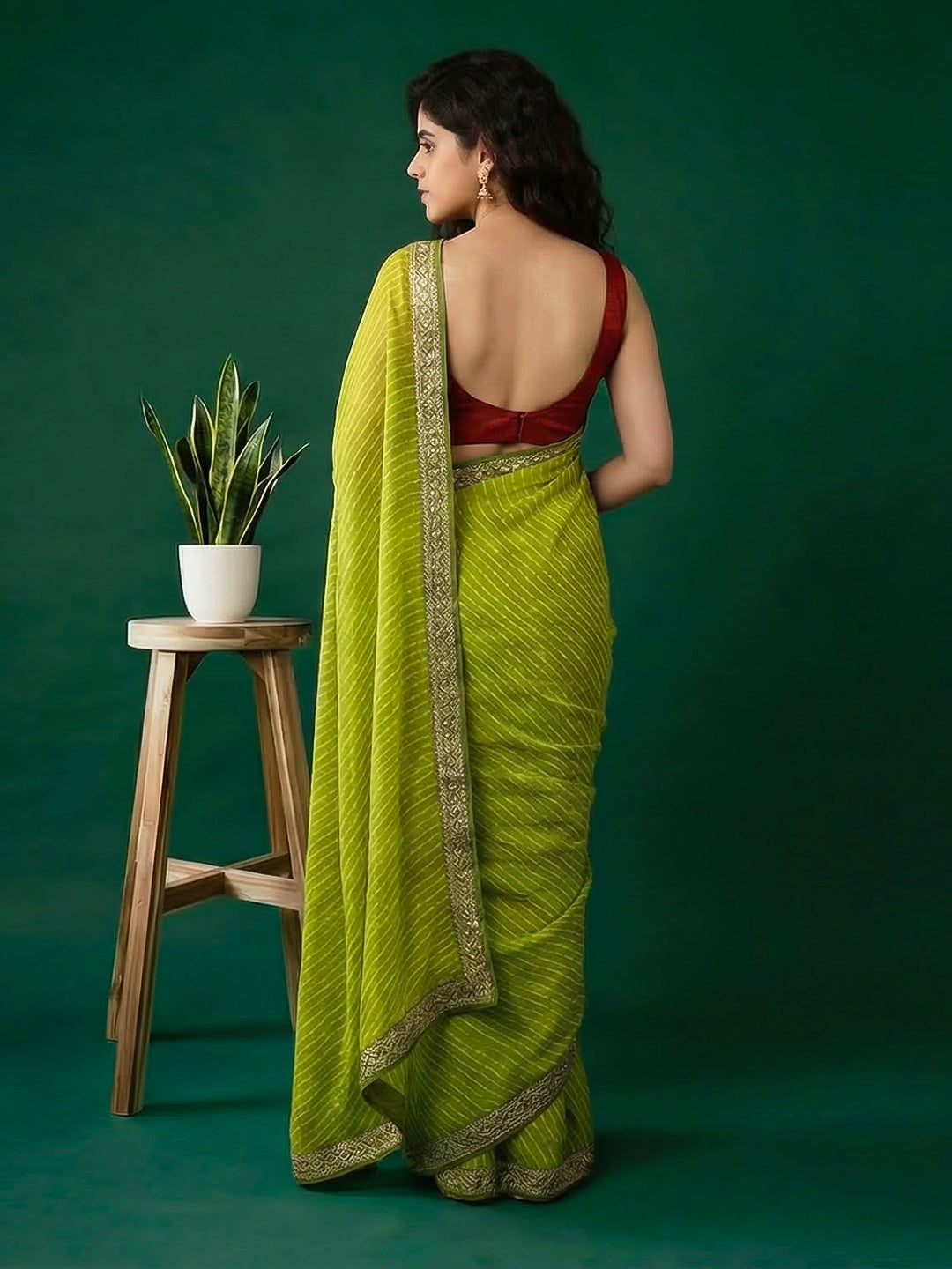 Embroidered Art Silk Saree