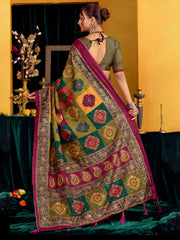 Printed Art Silk Saree