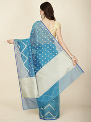 Zari Border Woven Cotton Saree