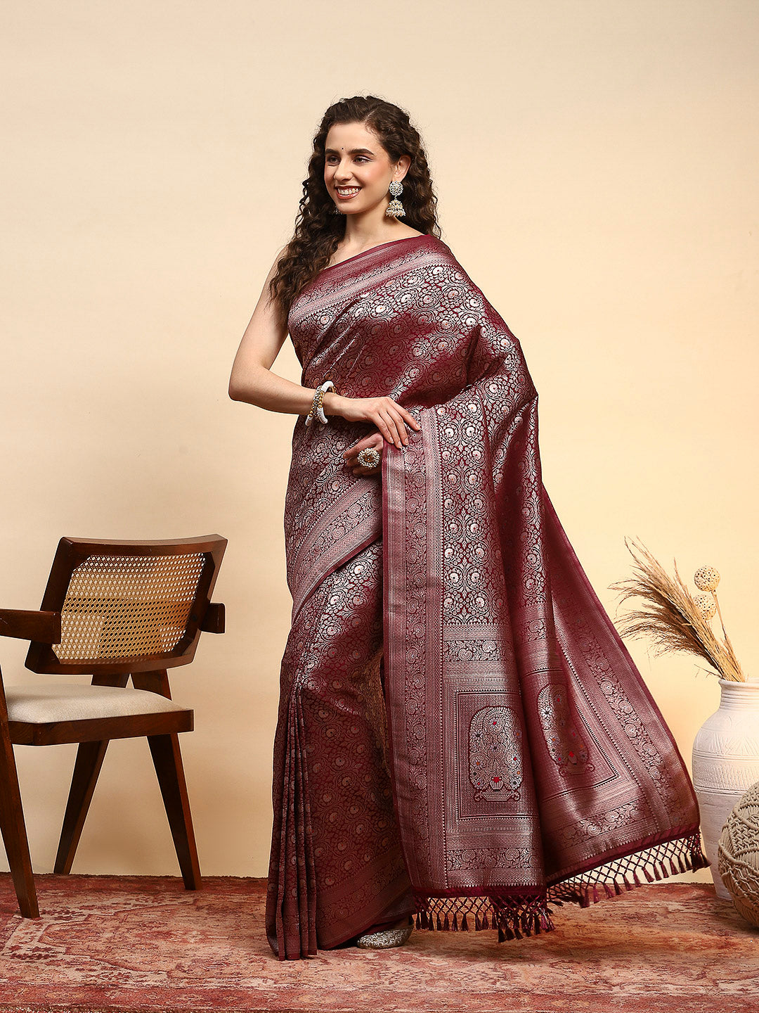 Woven Design Art Silk Saree