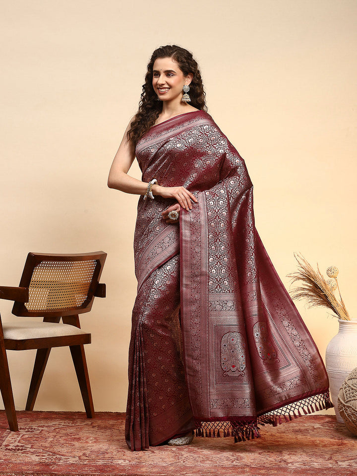 Woven Design Art Silk Saree