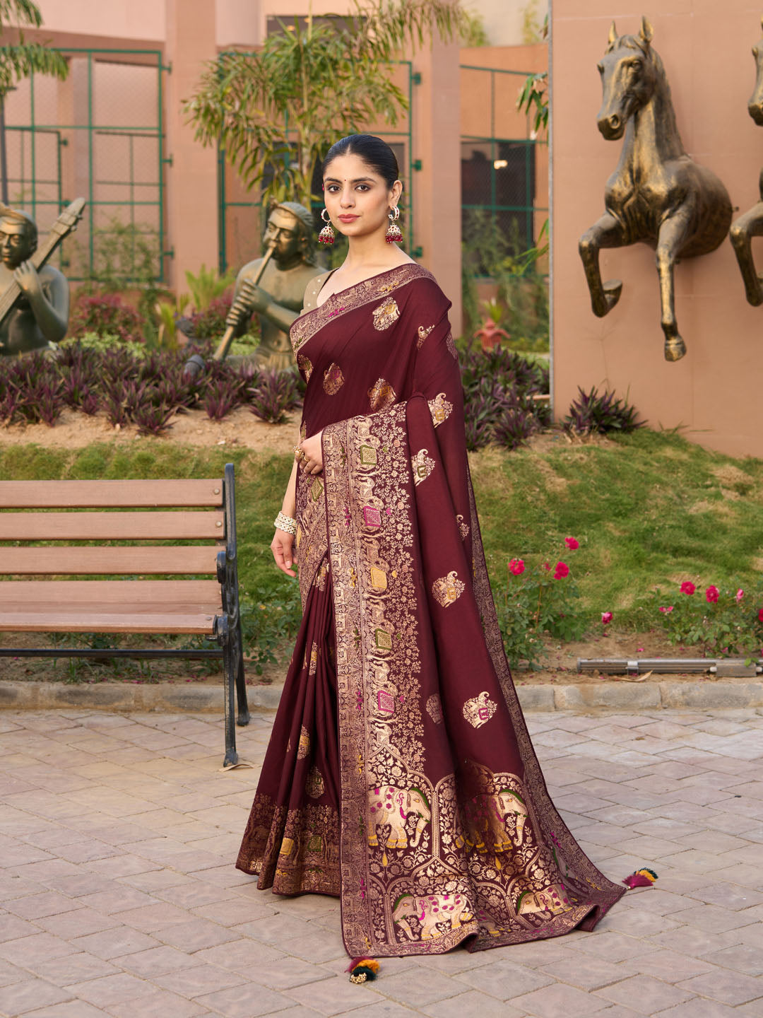Woven Design Dola Silk Saree