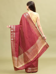 Zari Border Woven Handloom Saree