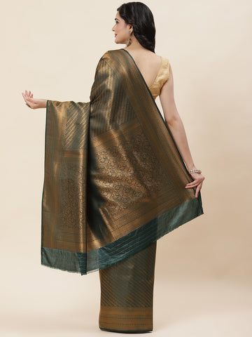 Zari Jaal Woven Handloom Saree