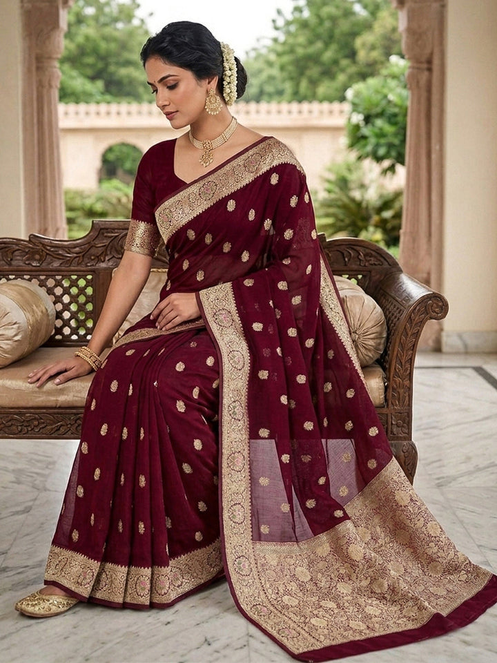 Zari Woven Art Silk Saree