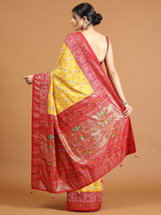 Patola Printed Art Silk Woven Saree