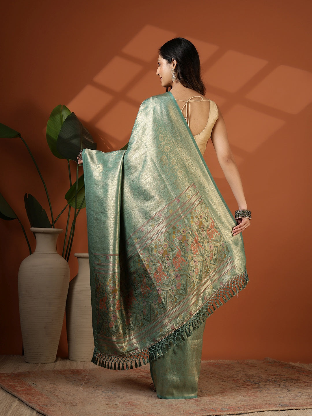Woven Design Art Silk Saree