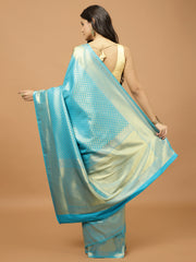 Zari Booti Woven Handloom Saree