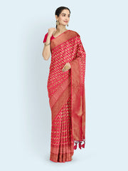 Zari Jaal Art Silk Woven Saree