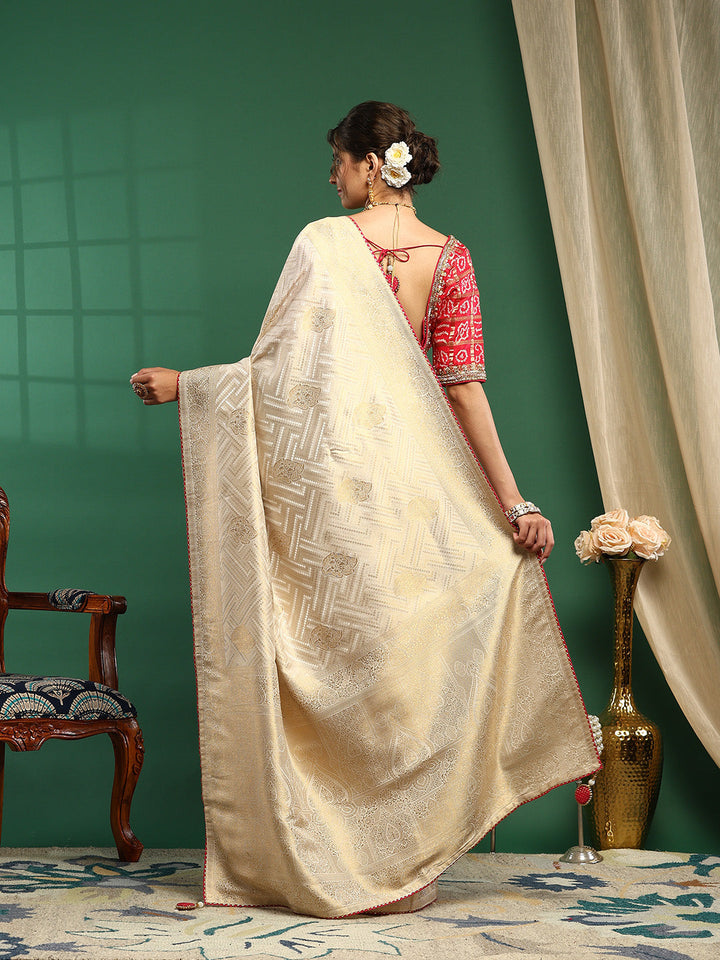 Embroidered Banarasi Saree