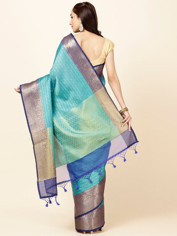 Zari Jaal Woven Cotton Saree