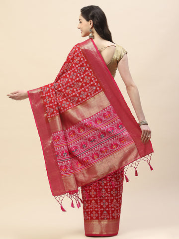 Patola Woven Handloom Saree