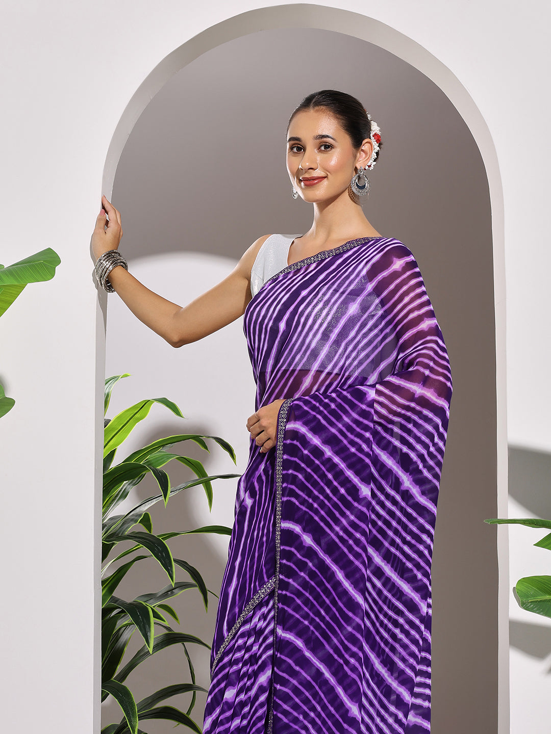 Printed Georgette Saree