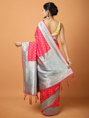 Stone Work Banarasi Woven Saree