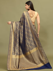 Zari Jaal Woven Handloom Saree