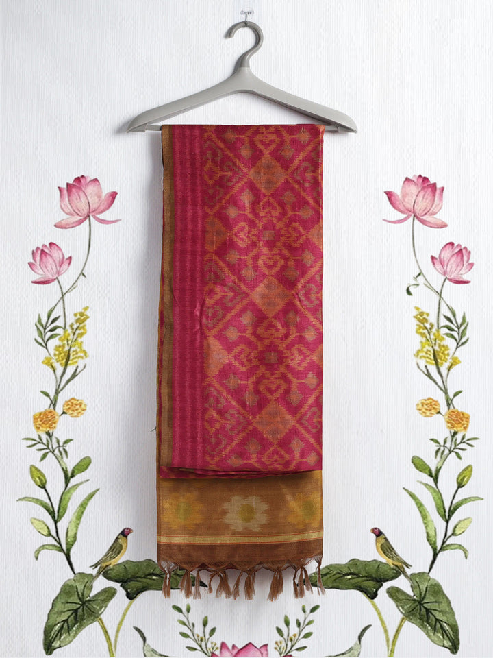 Printed Tussar Saree