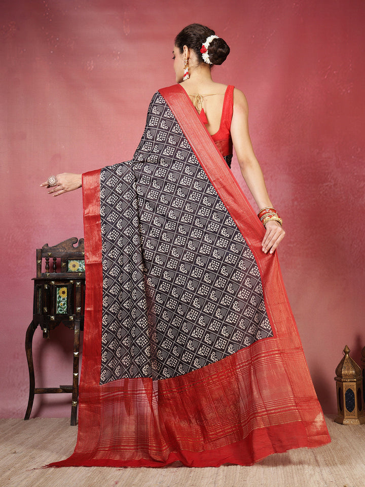 Woven Design Art Silk Saree
