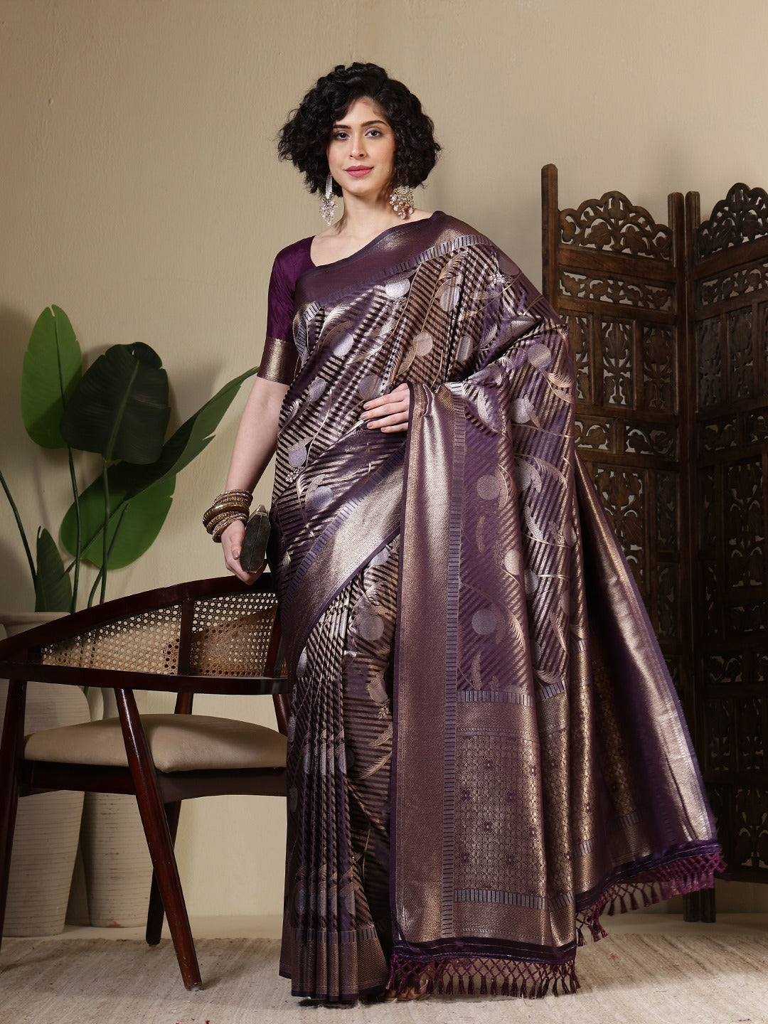 Woven Design Art Silk Saree