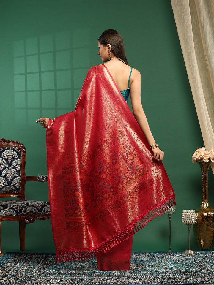 Woven Design Art Silk Saree