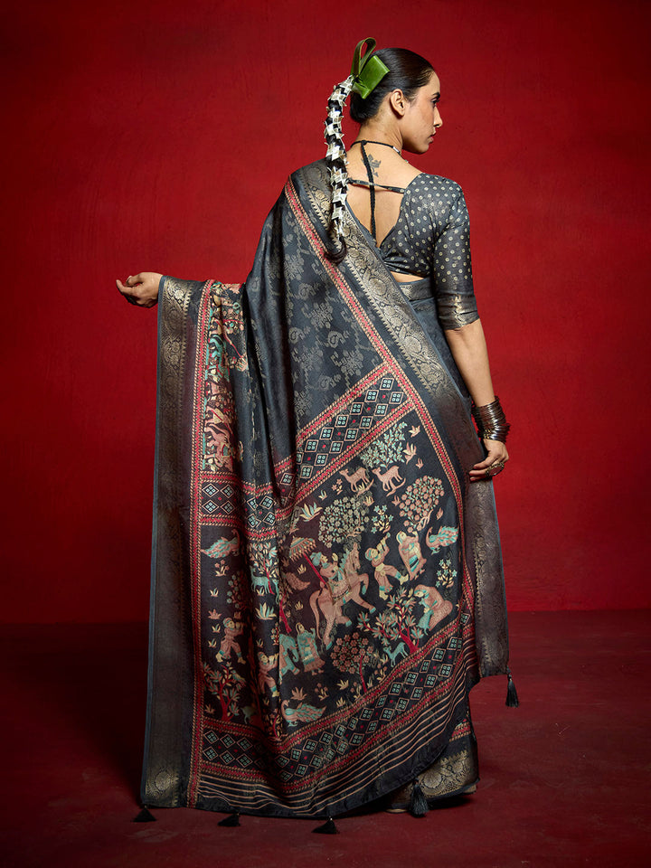 Printed Art Silk Saree