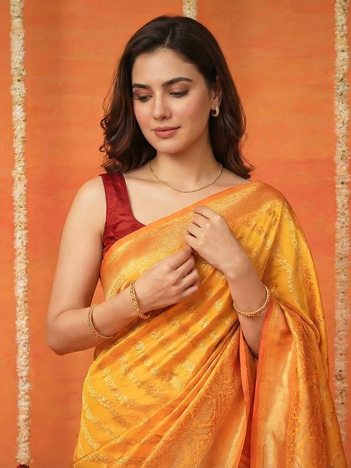 Embroidered Art Silk Saree