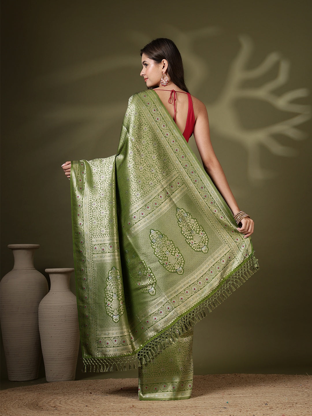 Woven Design Art Silk Saree