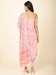 Printed Cotton Unstitched Suit Piece With Dupatta