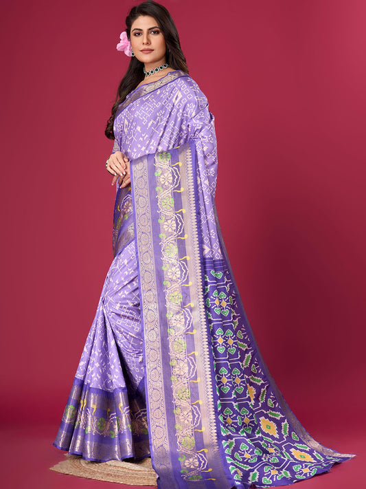 Patola Printed Handloom Saree