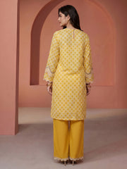 Printed Cotton Blend Kurta Set