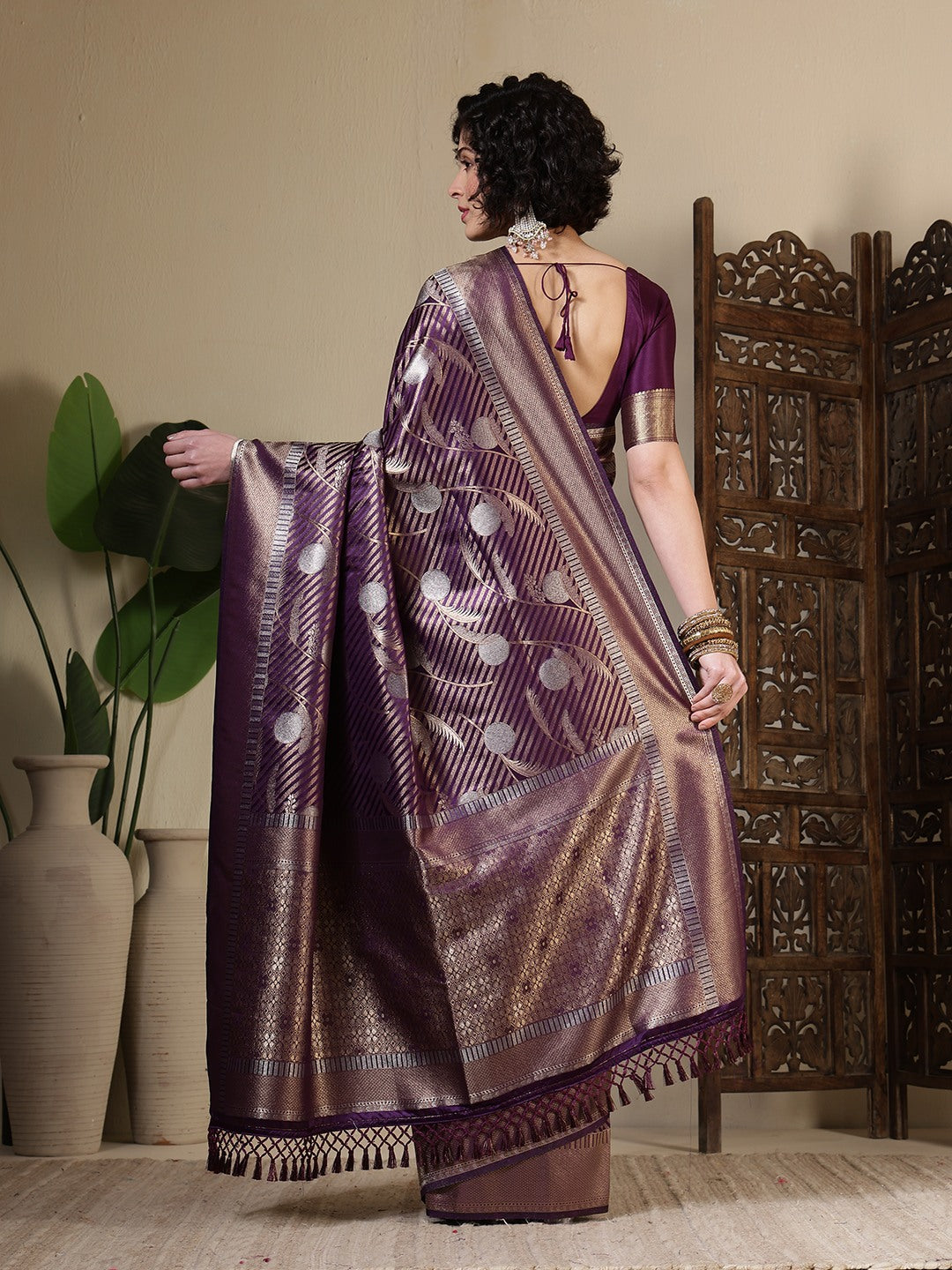 Woven Design Art Silk Saree