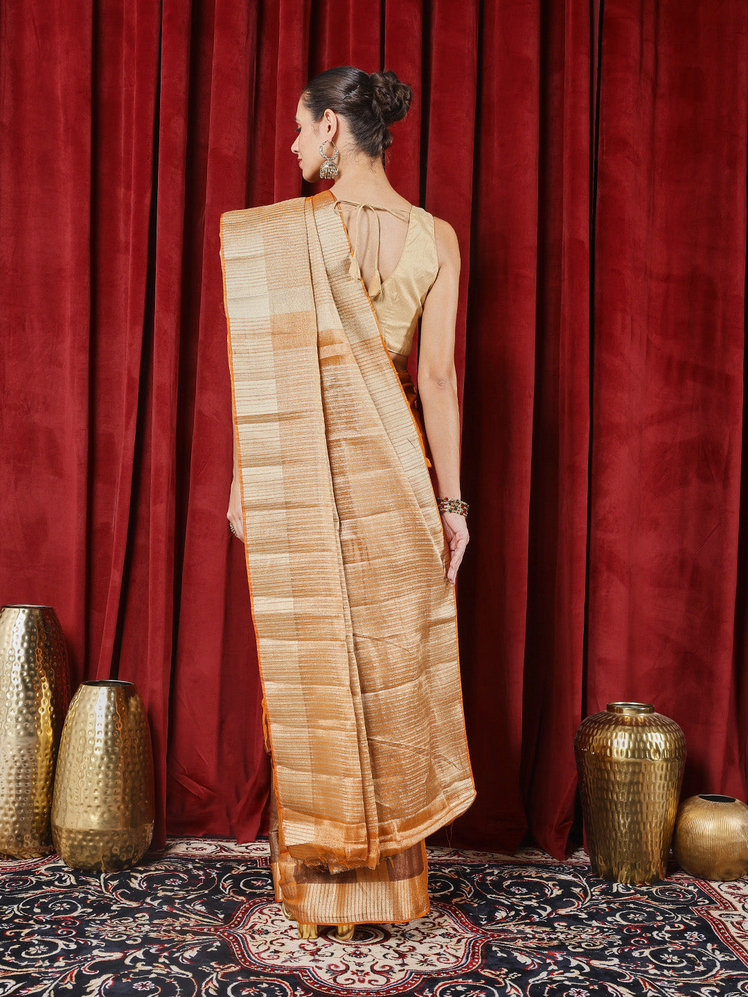 Zaari Border Art Silk Saree