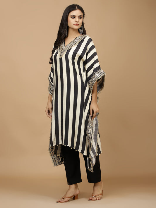 Printed Muslin Kurta With Pants