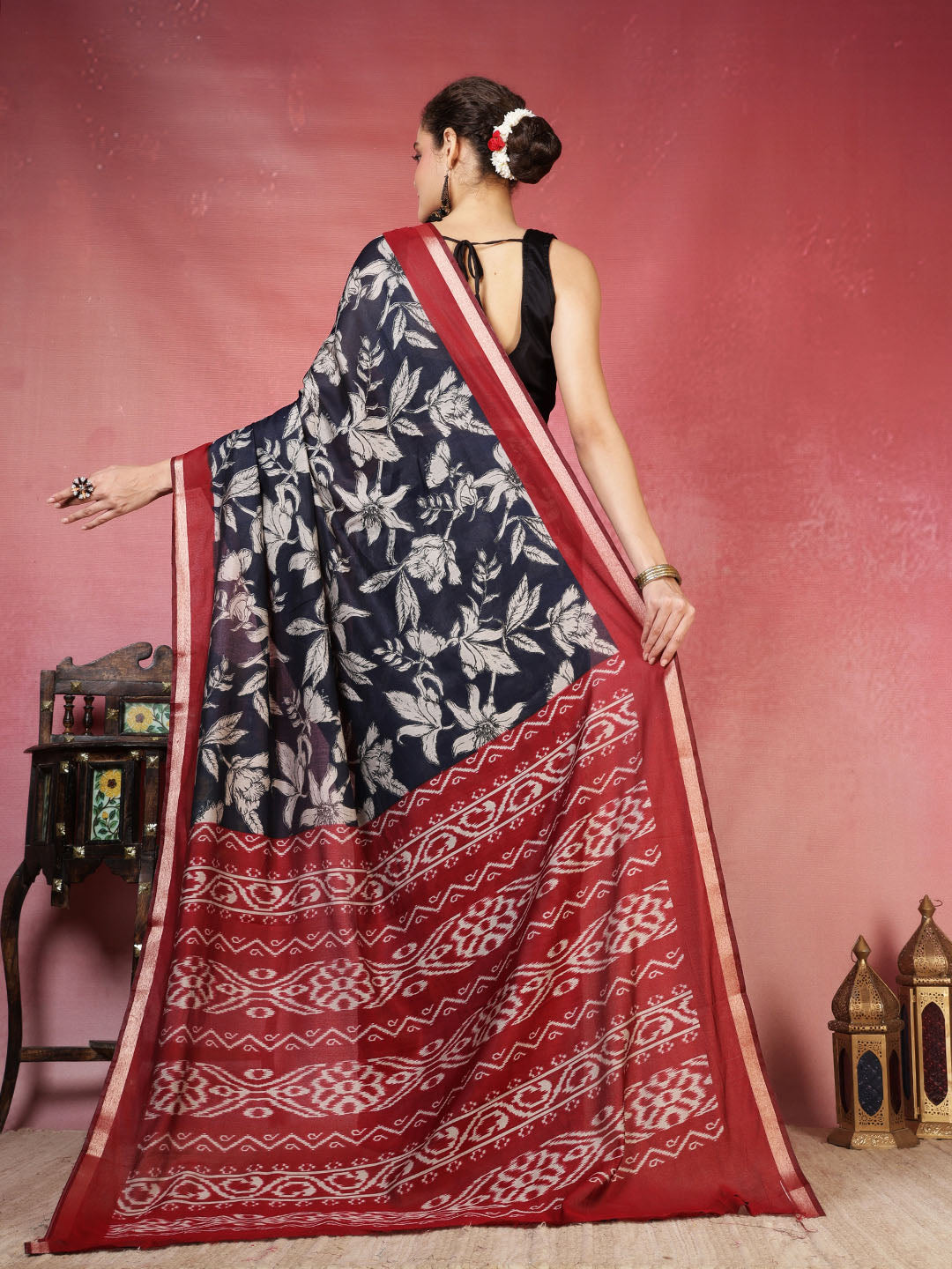 Plain Art Silk Saree