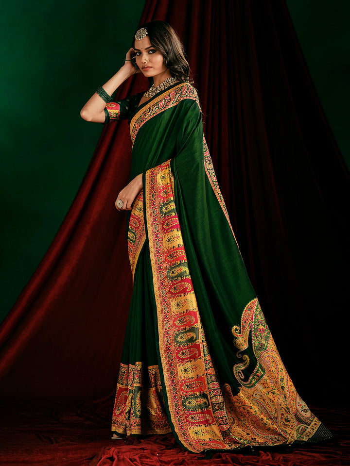 Printed Art Silk Saree