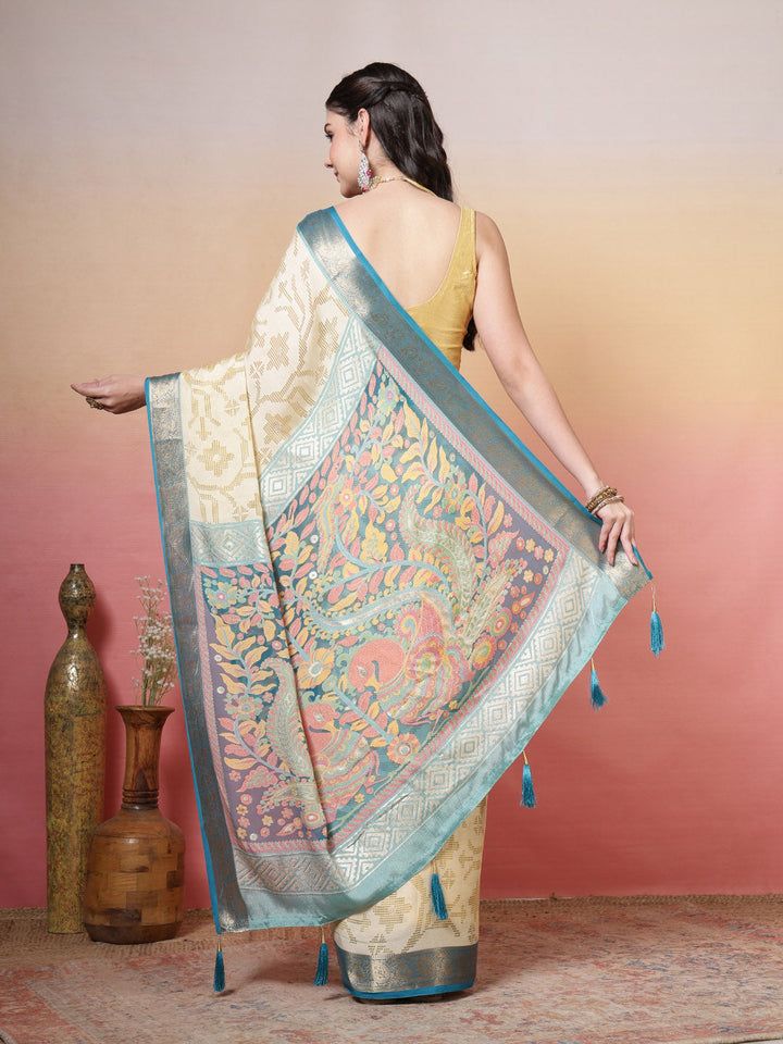 Bandhani Printed Georgette Saree
