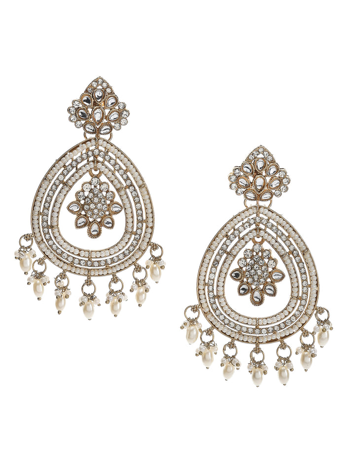 Gold White Jewellery Pair