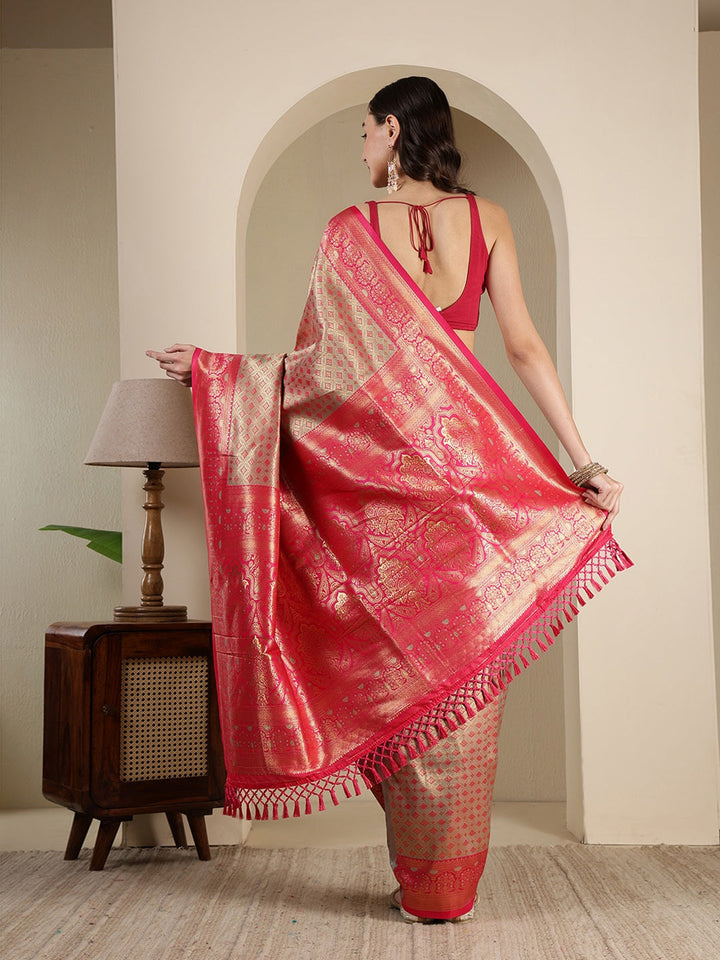 Woven Design Art Silk Saree