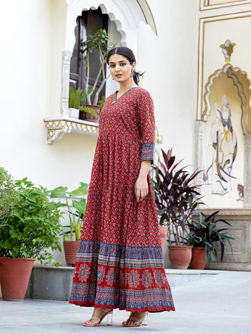 Digital Printed Cotton Kurta