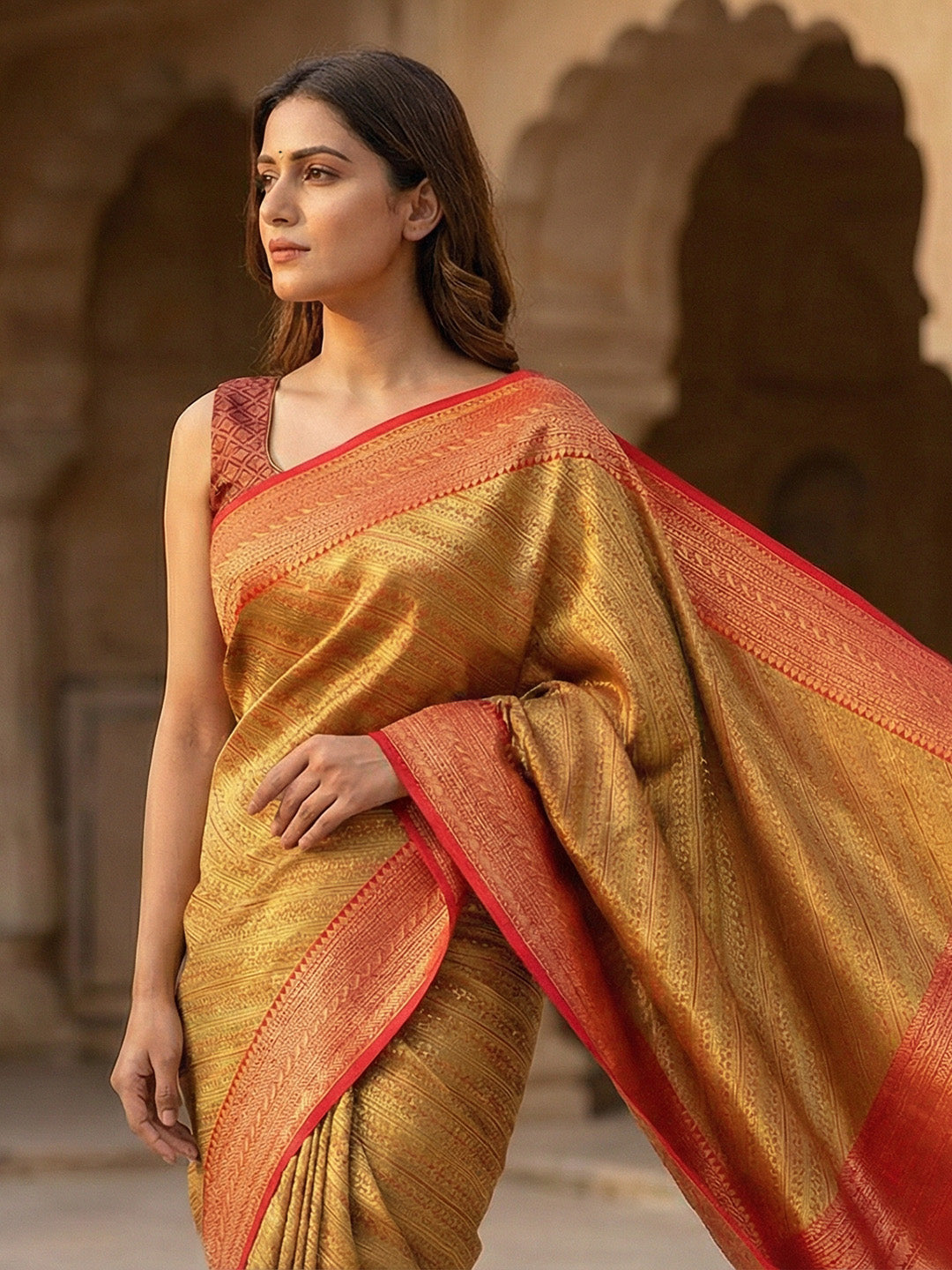 Woven Design Art Silk Saree