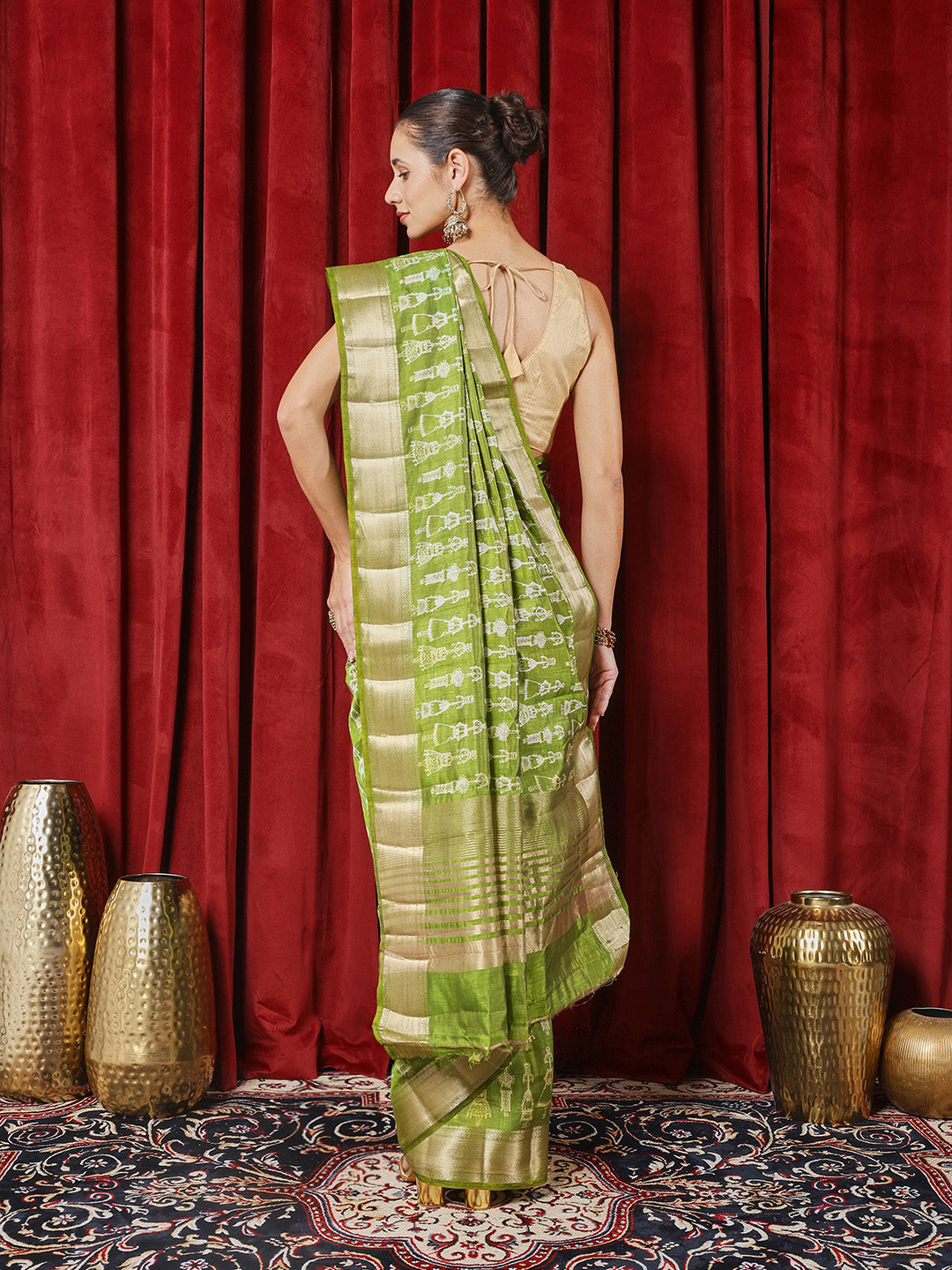 Digital Printed Art Silk Saree
