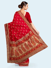 Zari Booti Art Silk Woven Saree