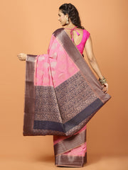 Zari Border Woven Handloom Saree