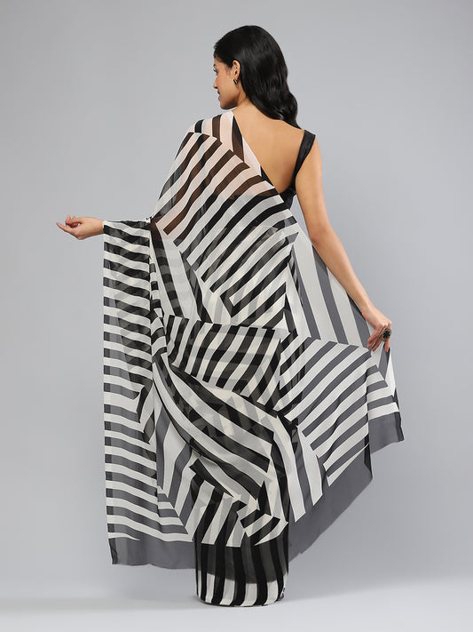 Digital Printed Georgette Saree
