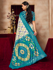 Printed Art Silk Saree