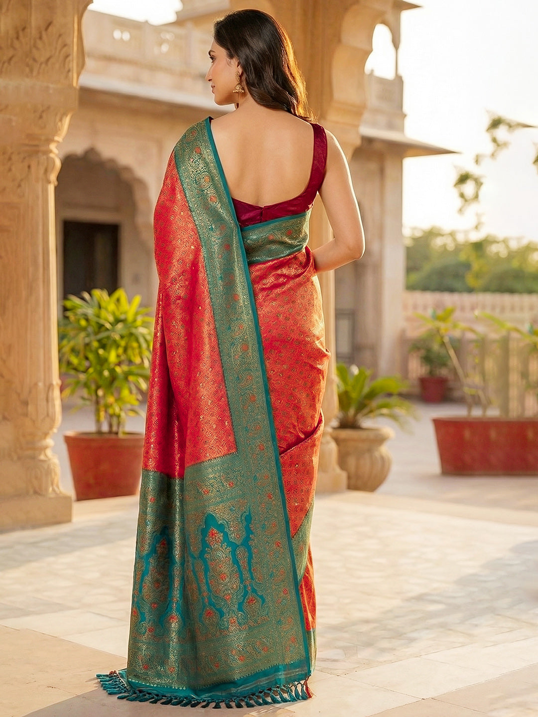 Woven Design Art Silk Saree